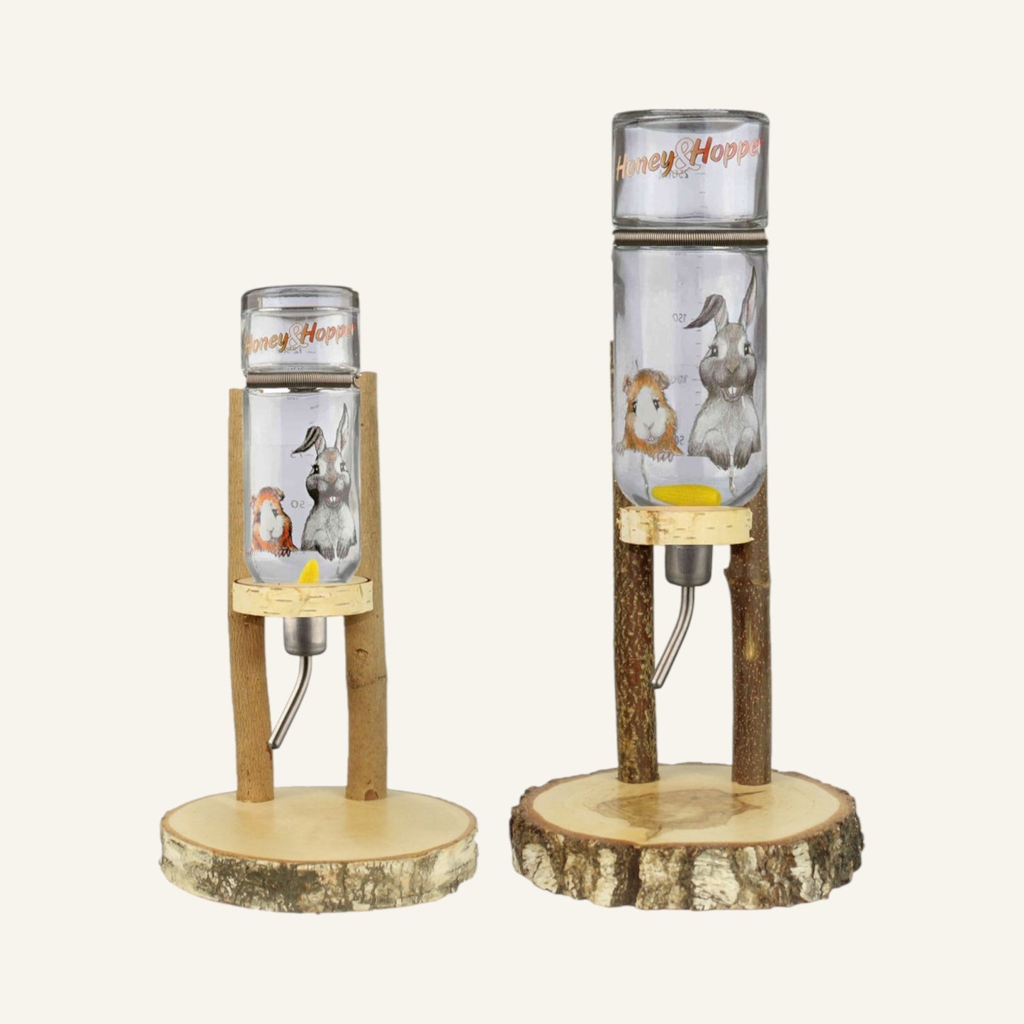 💦 Trinkstation für Meerschweinchen + Glasflasche