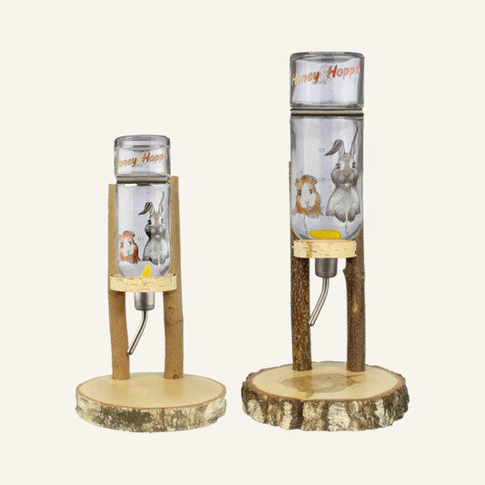 💦 Trinkstation für Meerschweinchen + Glasflasche