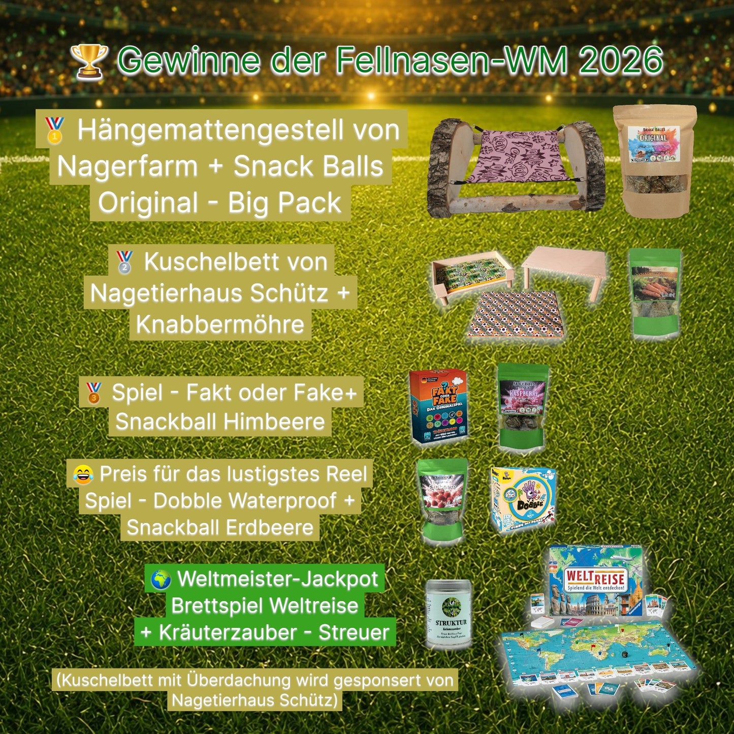 🏆 Furry Friends World Cup 2026 - Official Betting Set