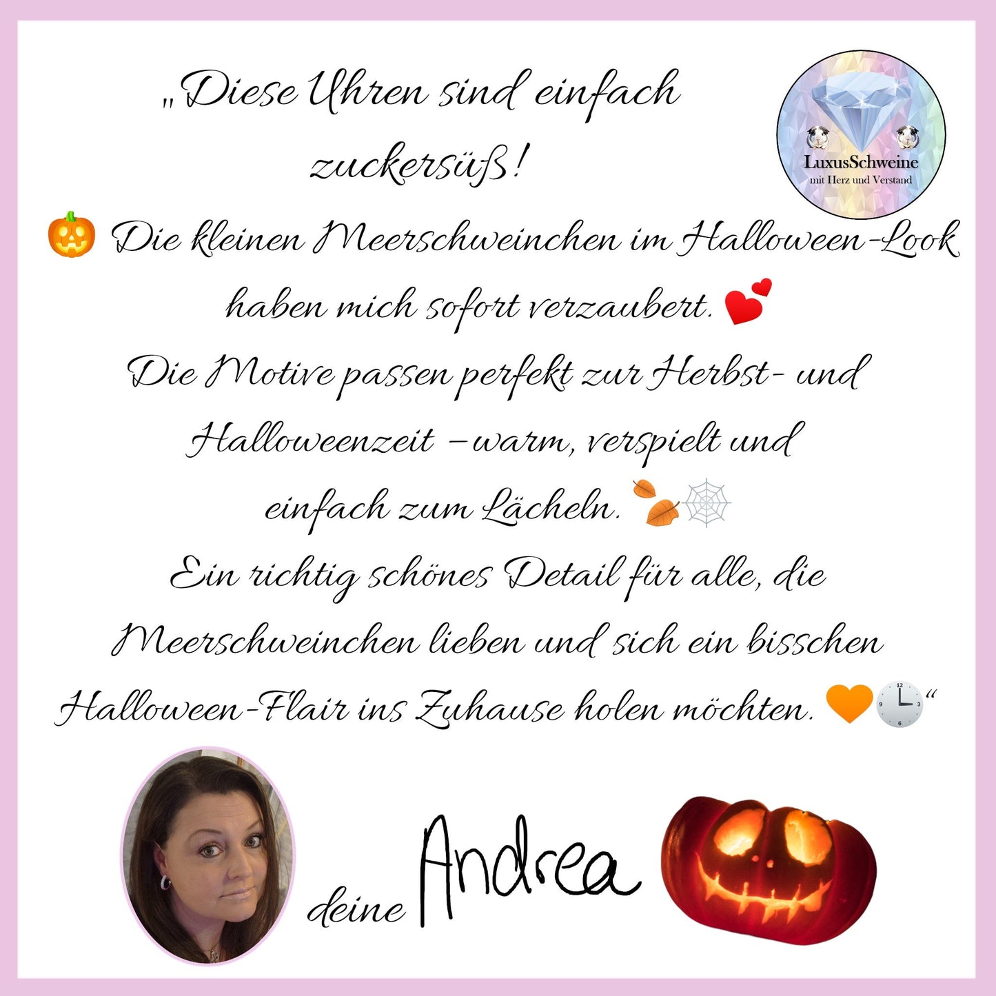 🕰️ Wanduhr „Halloween“ – Zeit für Grusel & Herbstzauber