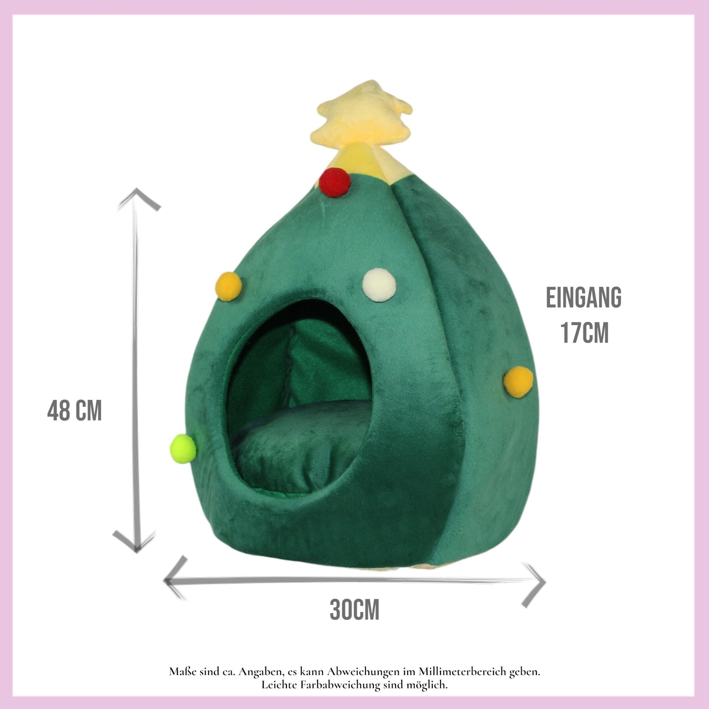 🎄 Oh Christmas Tree House – The cozy Christmas hideout for your guinea pigs