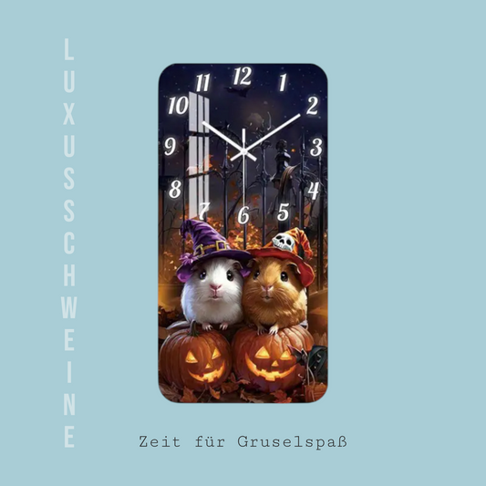 🕰️ Wanduhr „Halloween Party“ – Zeit für gruselige Herbstmomente