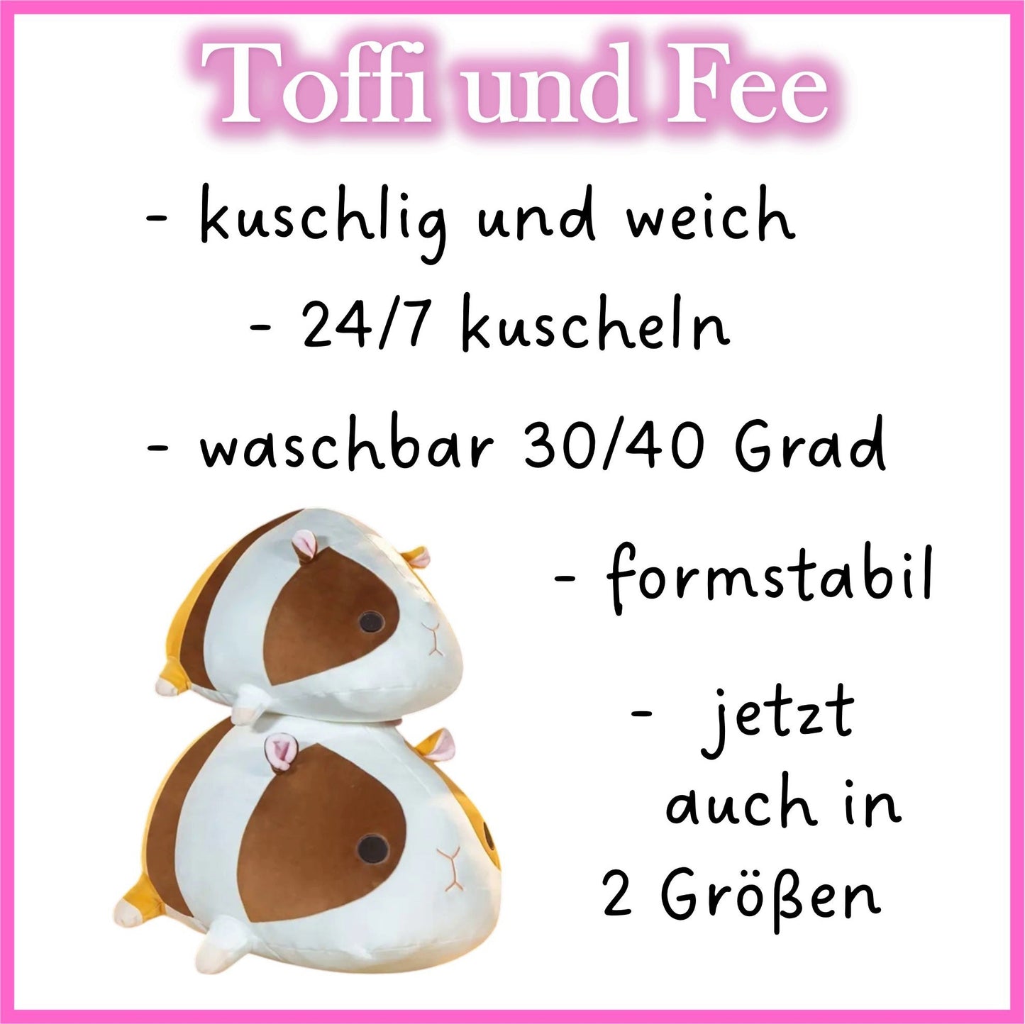 🐹 Toffi & Fee – Two Super Cute Guinea Pig Plush Toys to Fall in Love With