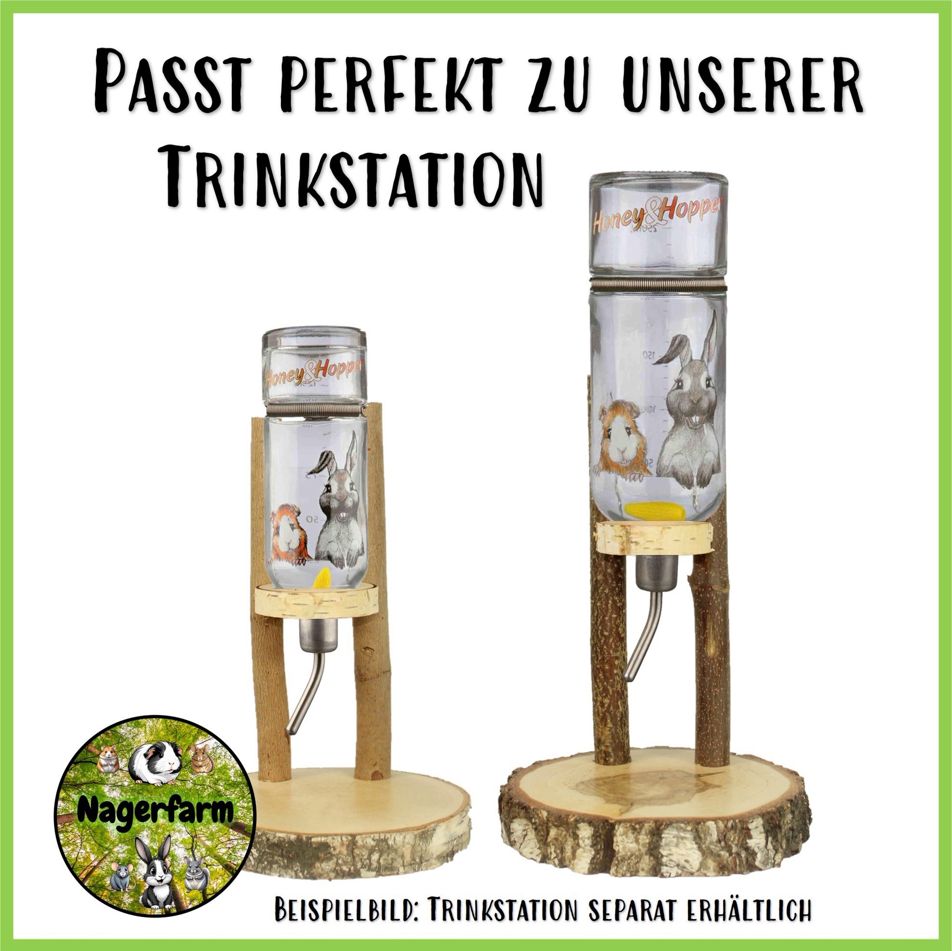Trinkflasche Honey & Hopper - Nagerfarm